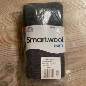 NEW IN PACKAGE Smartwool Heather Gray Tights Size Large